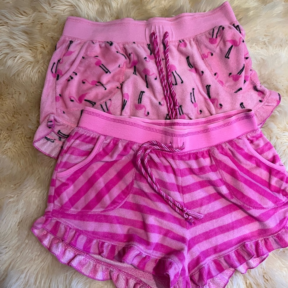 Betsey Johnson Bright Pink Lounge Shorts